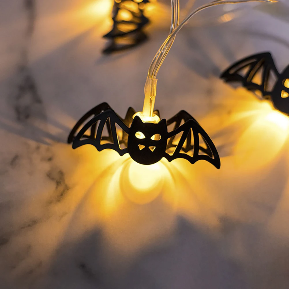 Halloween 10 LED Bat Shaped Light String 2 Meters Battery Powered Lamps Strap for Home Decoration Indoor Outdoor Decor Strings
Halloween 10 LED Bat Shaped Light String 2 Meters Battery Powered Lamps Strap for Home Decoration Indoor Outdoor Decor Strings