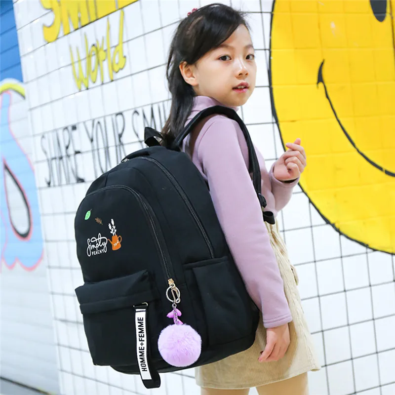 2021 Preppy Style Fashion Cartoon Women School Bag Travel Backpack For Girls Teenager Stylish Laptop Rucksack Girl Schoolbag | Багаж и