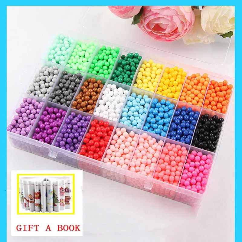 6000pcs 24 colors Refill Beads puzzle Crystal DIY water spray beads set ball games 3D handmade magic toys for children
6000pcs 24 colors Refill Beads puzzle Crystal DIY water spray beads set ball games 3D handmade magic toys for children