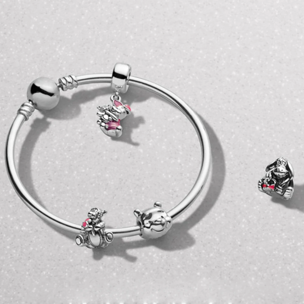 2020 100% 925 Sterling Silver New Classic Cartoon Cute Animal Puppy Bear Happy Theme Bracelet Set Original Jewelry Gift
2020 100% 925 Sterling Silver New Classic Cartoon Cute Animal Puppy Bear Happy Theme Bracelet Set Original Jewelry Gift
