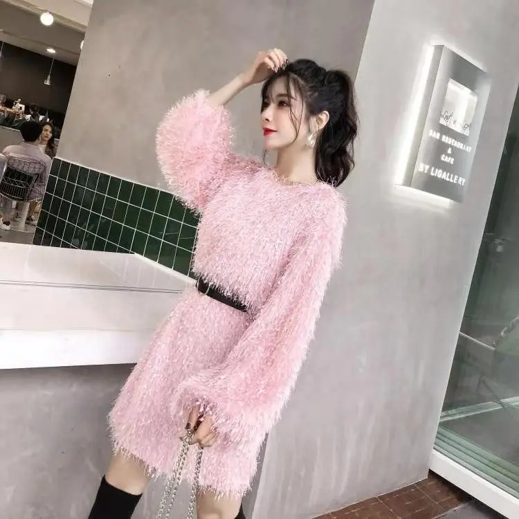 Autumn Women's Clothing New Loose Skirt Long Autumn Winter Skirt Long-Sleeve Dress Dresses for Women Vestido De Mujer
Autumn Women's Clothing New Loose Skirt Long Autumn Winter Skirt Long-Sleeve Dress Dresses for Women Vestido De Mujer