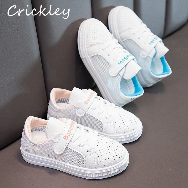 Children Spring Shoes Pu Leather Mesh Breathable White Casual Shoes For Boys Girls Soft Sole Non Slip Comfortable Kids Sneakers
Children Spring Shoes Pu Leather Mesh Breathable White Casual Shoes For Boys Girls Soft Sole Non Slip Comfortable Kids Sneakers