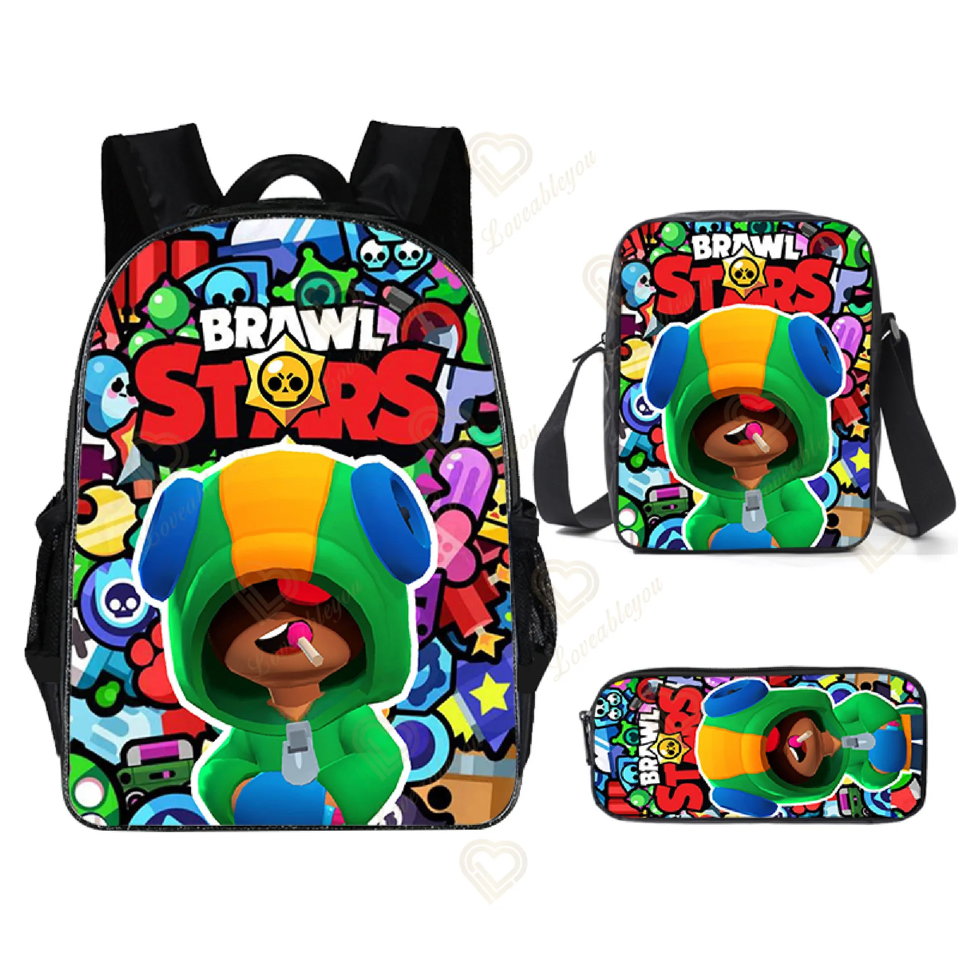 Leon Mochila Video Game Sac A Dos 3 Pieces/Set 3D Print Anime Stars Backpack Men Impostor Rucksack Lunchbag Pen Case 12/16inch
Leon Mochila Video Game Sac A Dos 3 Pieces/Set 3D Print Anime Stars Backpack Men Impostor Rucksack Lunchbag Pen Case 12/16inch