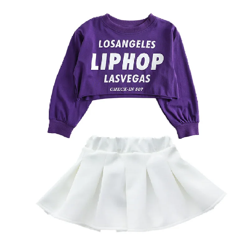 2021 Spring Summer Girls T-shirt+Skirt Hip Hop 2pcs set Streetwear Punk Short Sleeve Tee+ Dress Apparel Sweatshirt 4-15 Years
2021 Spring Summer Girls T-shirt+Skirt Hip Hop 2pcs set Streetwear Punk Short Sleeve Tee+ Dress Apparel Sweatshirt 4-15 Years
