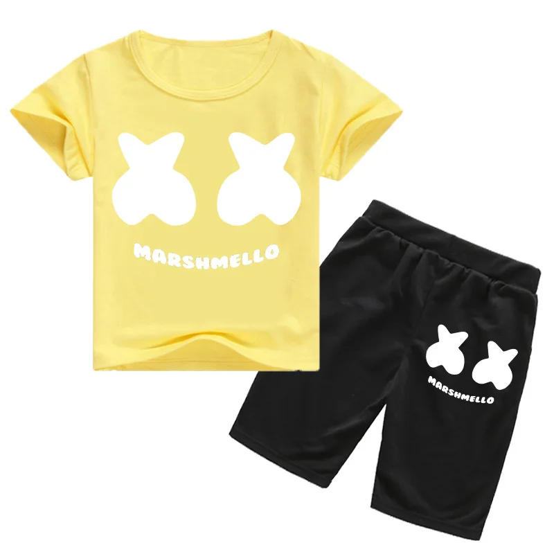 DJ Boys Girls Knitted Shorts Set Short Sleeve T-shirt New Casual O-Neck Summer Casual Loose Fashion Tracksuits Kids Clothes 
DJ Boys Girls Knitted Shorts Set Short Sleeve T-shirt New Casual O-Neck Summer Casual Loose Fashion Tracksuits Kids Clothes