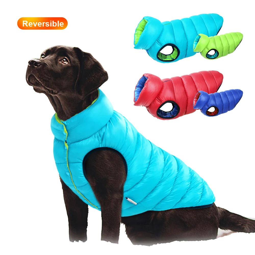 Large Dogs Jacket Winter Big Dog Clothes Waterproof Pet Clothes Reversible Dog Coat Vest for Bulldog Golden Retriever Labrador
Large Dogs Jacket Winter Big Dog Clothes Waterproof Pet Clothes Reversible Dog Coat Vest for Bulldog Golden Retriever Labrador