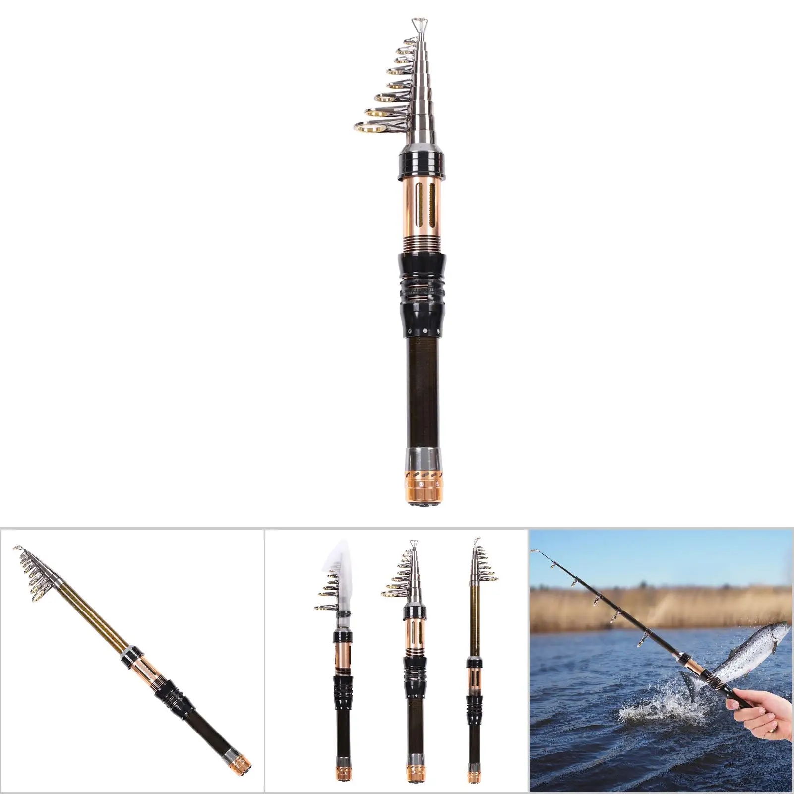 Protable Super Hard Carbon Fishing Rod Ultrashort Section Mini Telescopic Sea Pole Comfortable Non-Slip Grip Ergonomic
Protable Super Hard Carbon Fishing Rod Ultrashort Section Mini Telescopic Sea Pole Comfortable Non-Slip Grip Ergonomic