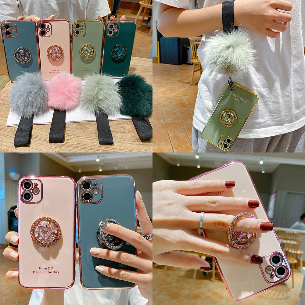 Чехол для OPPO Reno 2Z 2F 2 3 4 Lite SE Z F17 F15 F11 F9 RX17 Neo R17 R15 R11 Plus роскошный кольцо с