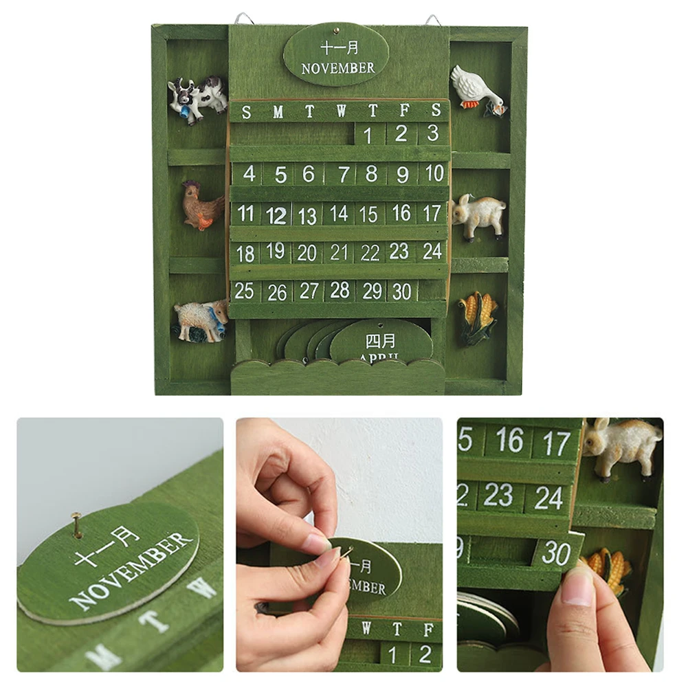 Simple Rustic Bilingual Calendar Wooden Manual Perpetual Calendar Home Living Room Mediterranean Style Hanging Calendar Crafts
Simple Rustic Bilingual Calendar Wooden Manual Perpetual Calendar Home Living Room Mediterranean Style Hanging Calendar Crafts
