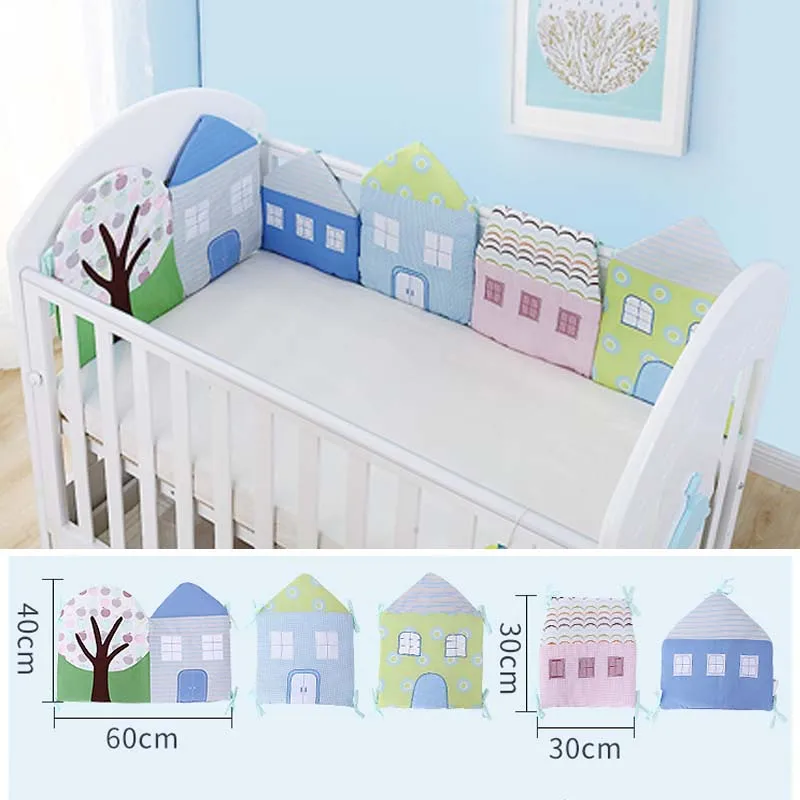 5PCS Little House Baby Room Crib Bumper Baby Bedding Set Newborn Bed Cotton Pillow Cushion Infant Crib Protector Cot Fence Decor
5PCS Little House Baby Room Crib Bumper Baby Bedding Set Newborn Bed Cotton Pillow Cushion Infant Crib Protector Cot Fence Decor