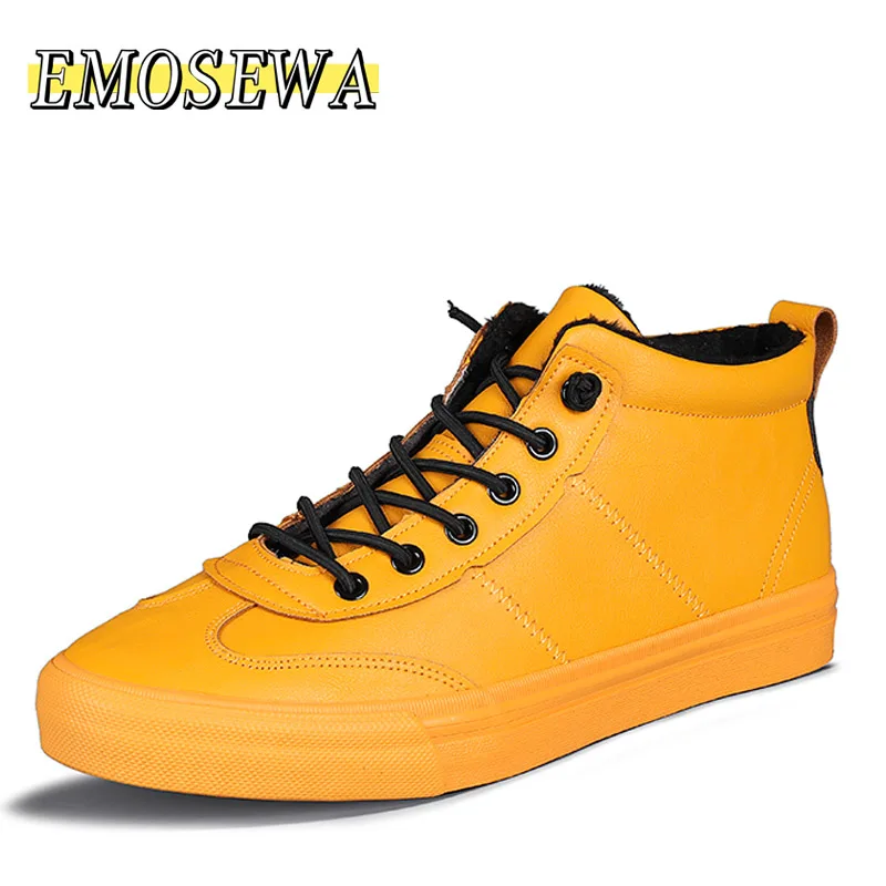 High Top Shoes Outdoor Fashion Leather Shoes Men Flats Hot Sale Moccasins Classic Men Casual Shoes High Quality Vulcanized Shoes
High Top Shoes Outdoor Fashion Leather Shoes Men Flats Hot Sale Moccasins Classic Men Casual Shoes High Quality Vulcanized Shoes