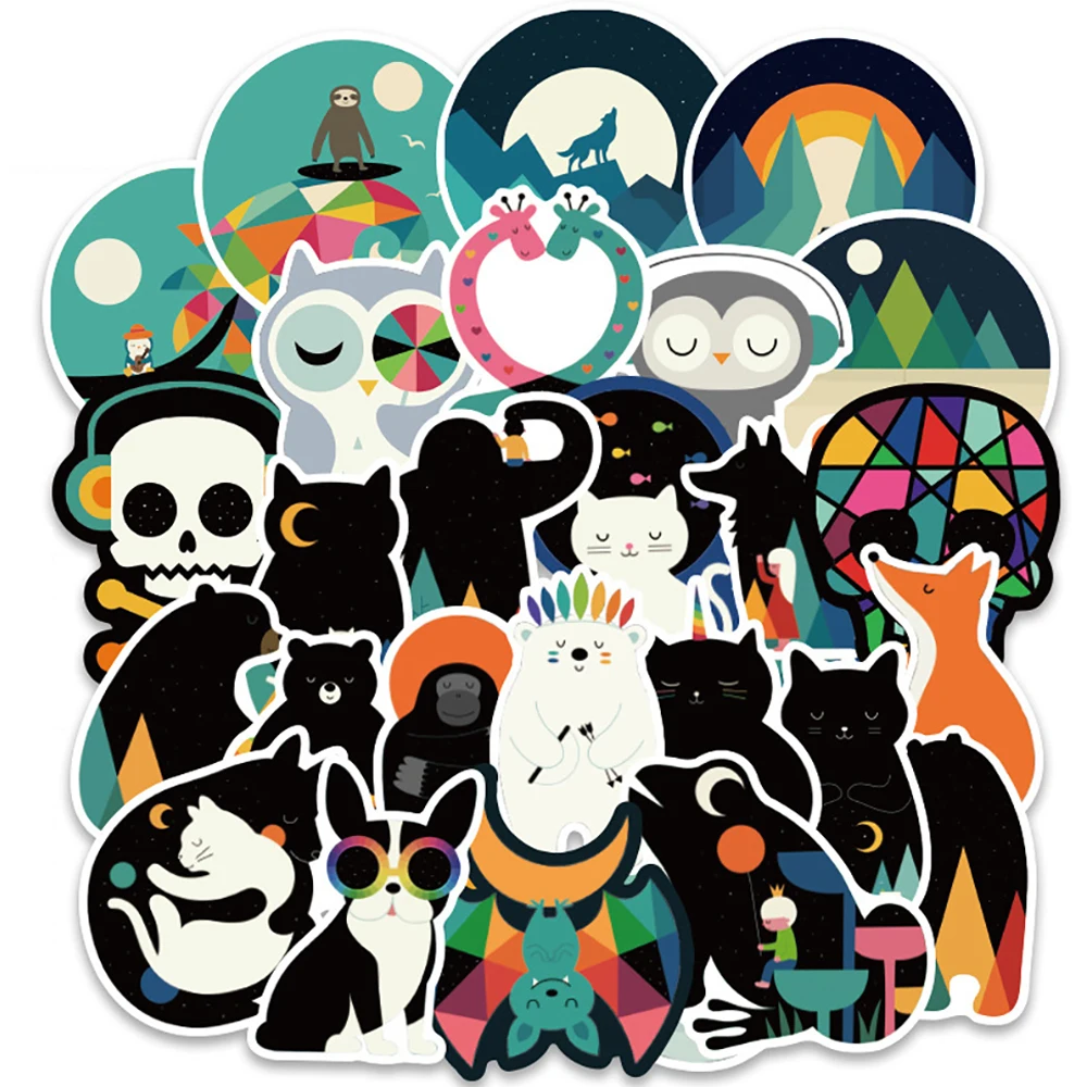 10/30/50PCS Kawaii Colorful Animal Stickers PVC Waterproof Skateboard Luggage Fridge Laptop Guitar Motorcycle DIY Joke Stickers
10/30/50PCS Kawaii Colorful Animal Stickers PVC Waterproof Skateboard Luggage Fridge Laptop Guitar Motorcycle DIY Joke Stickers