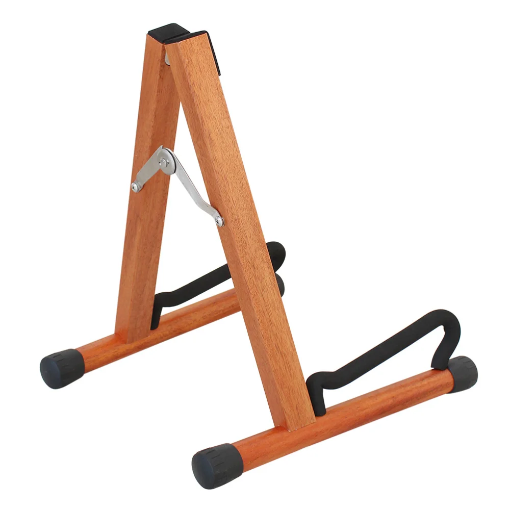 A Style Wooden Foldable Guitar Holder Stand Vertical Display Stand Rack Musical Instrument Bass Stand Bracket (Brown, Deep Grain
A Style Wooden Foldable Guitar Holder Stand Vertical Display Stand Rack Musical Instrument Bass Stand Bracket (Brown, Deep Grain