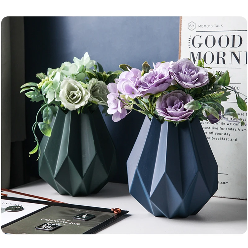 Nordic Style Colorful Ceramic Flower Pot Plant Pot Combination Home Decoration Simulation Plastic Rose Vase Geometric Rhombus
Nordic Style Colorful Ceramic Flower Pot Plant Pot Combination Home Decoration Simulation Plastic Rose Vase Geometric Rhombus