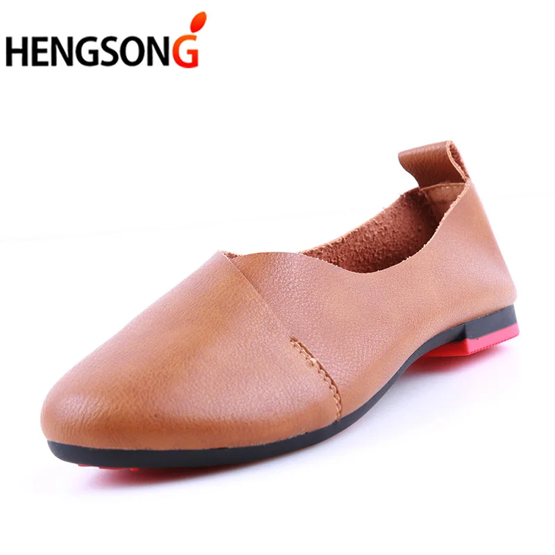 Faux Leather Flat Shoes Woman Hand-sewn Leather Loafer Flexible Spring Autumn Casual Shoes Women Flat Women Shoes
Faux Leather Flat Shoes Woman Hand-sewn Leather Loafer Flexible Spring Autumn Casual Shoes Women Flat Women Shoes