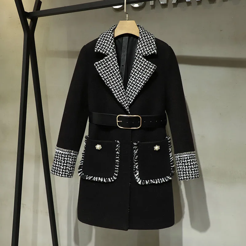 Luxury 2021FW Autumn Women Patchwork Long Jacket Outerwear For Ladies Coat Clothes 11.26
Luxury 2021FW Autumn Women Patchwork Long Jacket Outerwear For Ladies Coat Clothes 11.26