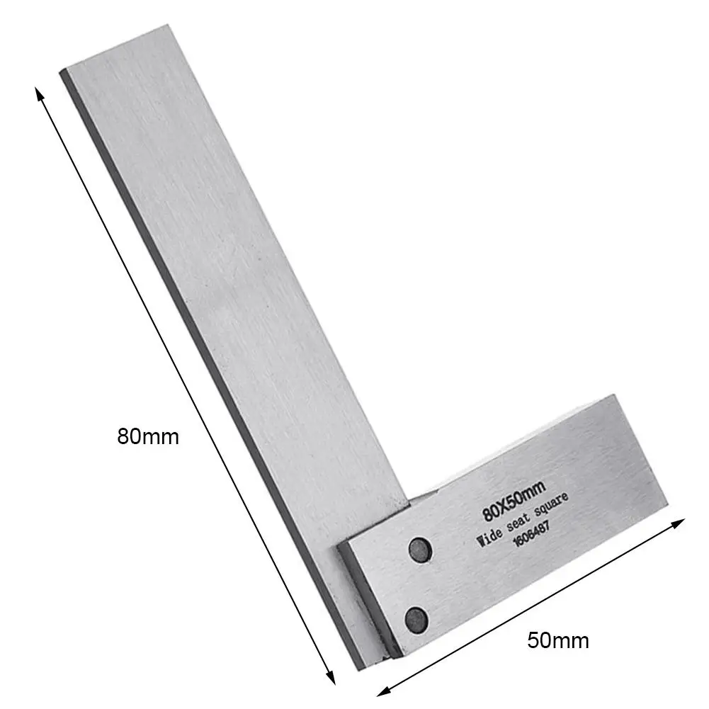 45 Steel 90 Degree Right Angle L-square Gauge Hardening of Precision Steel for Engineers DIY Woodworking Ruler Protractor Tool
45 Steel 90 Degree Right Angle L-square Gauge Hardening of Precision Steel for Engineers DIY Woodworking Ruler Protractor Tool