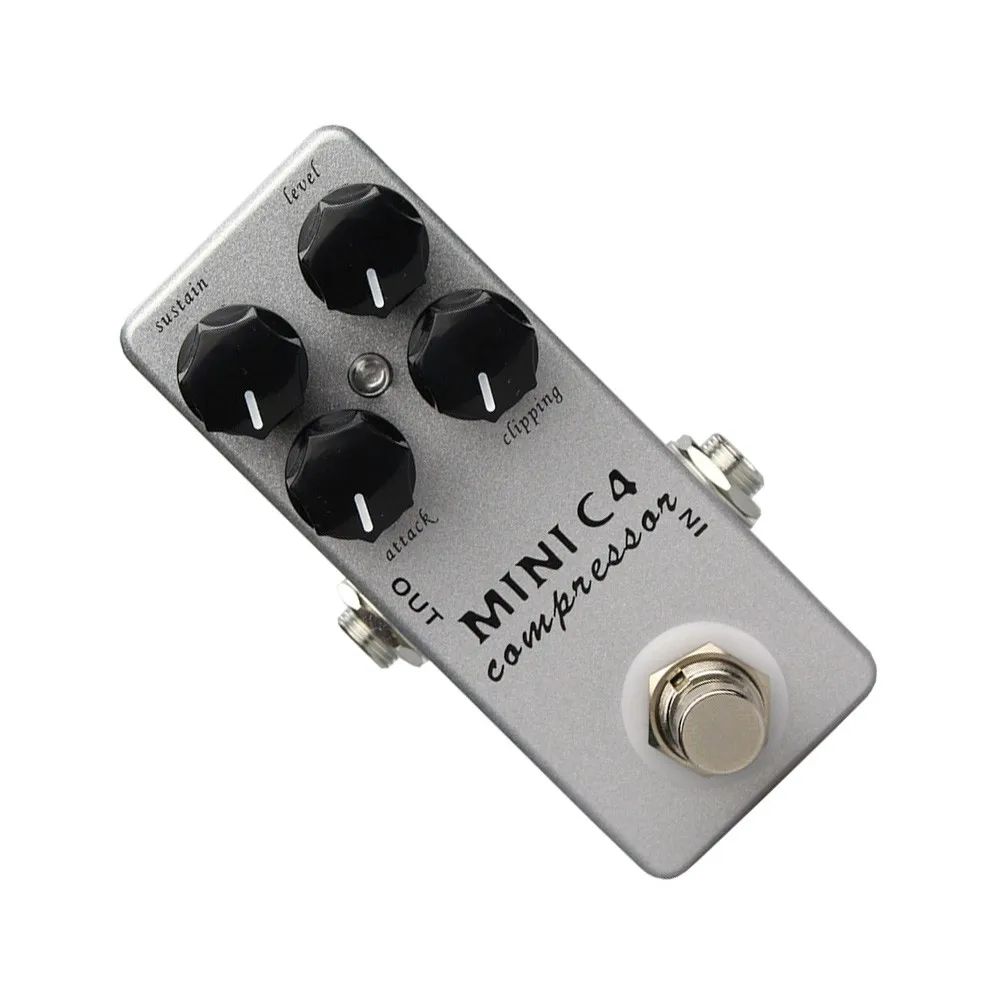 Portable Guitar Effect Pedal Compressor Booster Distortion MINI C4 True Bypass Aluminum Alloy Guitar Bass Overdrive 9V Adapter
Portable Guitar Effect Pedal Compressor Booster Distortion MINI C4 True Bypass Aluminum Alloy Guitar Bass Overdrive 9V Adapter