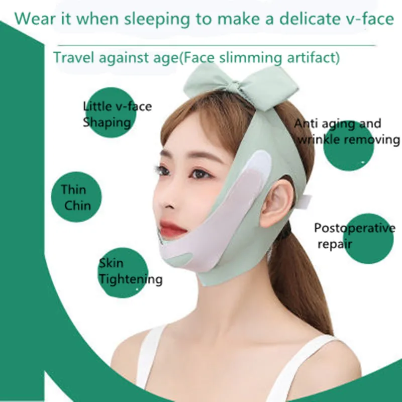 Bowknot Face V Shaper Facial Slimming Bandage Relaxation Lift Up Belt Shape Lift Reduce Double Chin Thining Band Massage Hot Sal
Bowknot Face V Shaper Facial Slimming Bandage Relaxation Lift Up Belt Shape Lift Reduce Double Chin Thining Band Massage Hot Sal