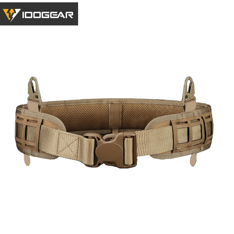 Тактический ремень IDO GEAR MOLLE с быстросъемной лазерной резкой мягкий внутренний и