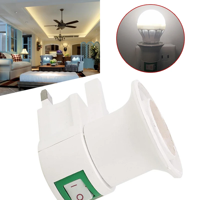 LED Light Bulb Converter Durable UK Plug LED Light Bulb Converter Durable E27 Socket Bulb Converter Durable With ON OFF Switch
LED Light Bulb Converter Durable UK Plug LED Light Bulb Converter Durable E27 Socket Bulb Converter Durable With ON OFF Switch
