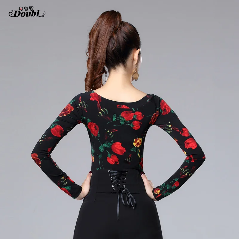 DOUBL Latin Dance Practice Female UpperClothing Adults Latin Dance Top Long Sleeve Waltz Standard Dance Practise Tops for Women
DOUBL Latin Dance Practice Female UpperClothing Adults Latin Dance Top Long Sleeve Waltz Standard Dance Practise Tops for Women