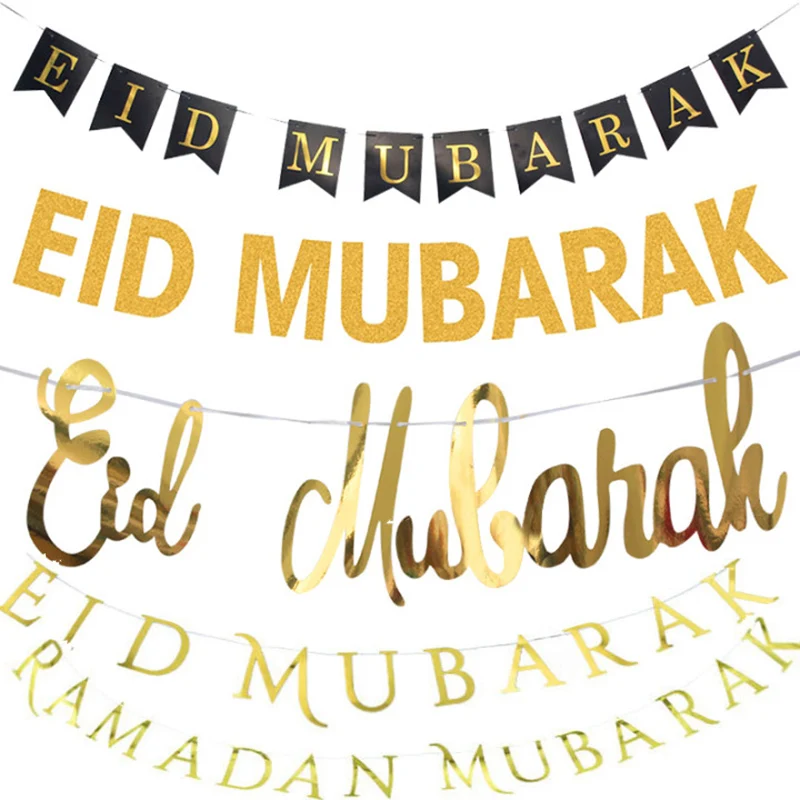 Eid Mubarak Decoration Eid Banner Glitter Star Moon Letter Bunting Islamic Muslim Hajj Mubarak Festival Party Ramadan Decor
Eid Mubarak Decoration Eid Banner Glitter Star Moon Letter Bunting Islamic Muslim Hajj Mubarak Festival Party Ramadan Decor