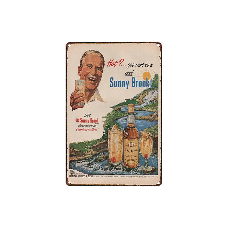 Metal Tin Sign sunny brook beer Bar Pub Home Vintage Retro Poster Cafe ART
Metal Tin Sign sunny brook beer Bar Pub Home Vintage Retro Poster Cafe ART