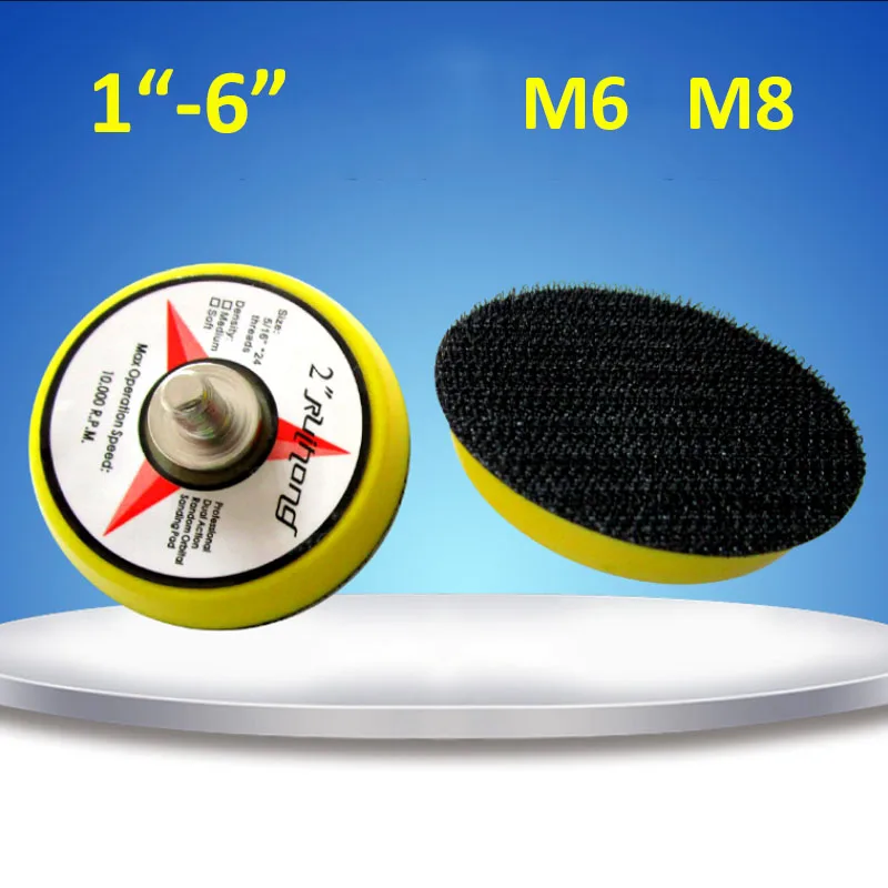 1" 1.2" 1.5" 2" 3" 4" 5" 6" Back-up Sanding Pad for Hook and Loop Sanding Discs for Dremel Accessories Thread M6 M8
1" 1.2" 1.5" 2" 3" 4" 5" 6" Back-up Sanding Pad for Hook and Loop Sanding Discs for Dremel Accessories Thread M6 M8