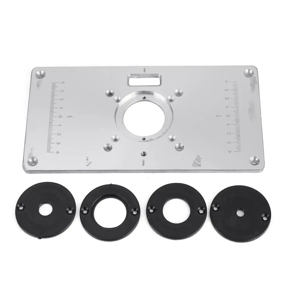 Woodworking Aluminum Alloy Router Table Insert Plate Mounting Base Plate For Makita 700C
Woodworking Aluminum Alloy Router Table Insert Plate Mounting Base Plate For Makita 700C