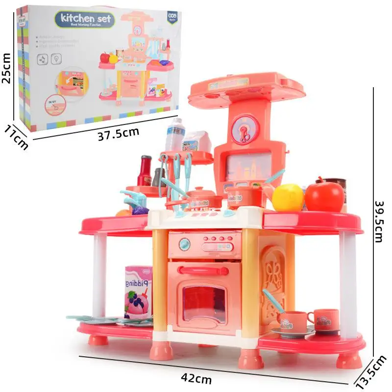 Kuulee Children Big Kitchen Set Pretend Play Toys Cooking Food Miniature Play Do House Education Toy Gift for Girl Kid
Kuulee Children Big Kitchen Set Pretend Play Toys Cooking Food Miniature Play Do House Education Toy Gift for Girl Kid