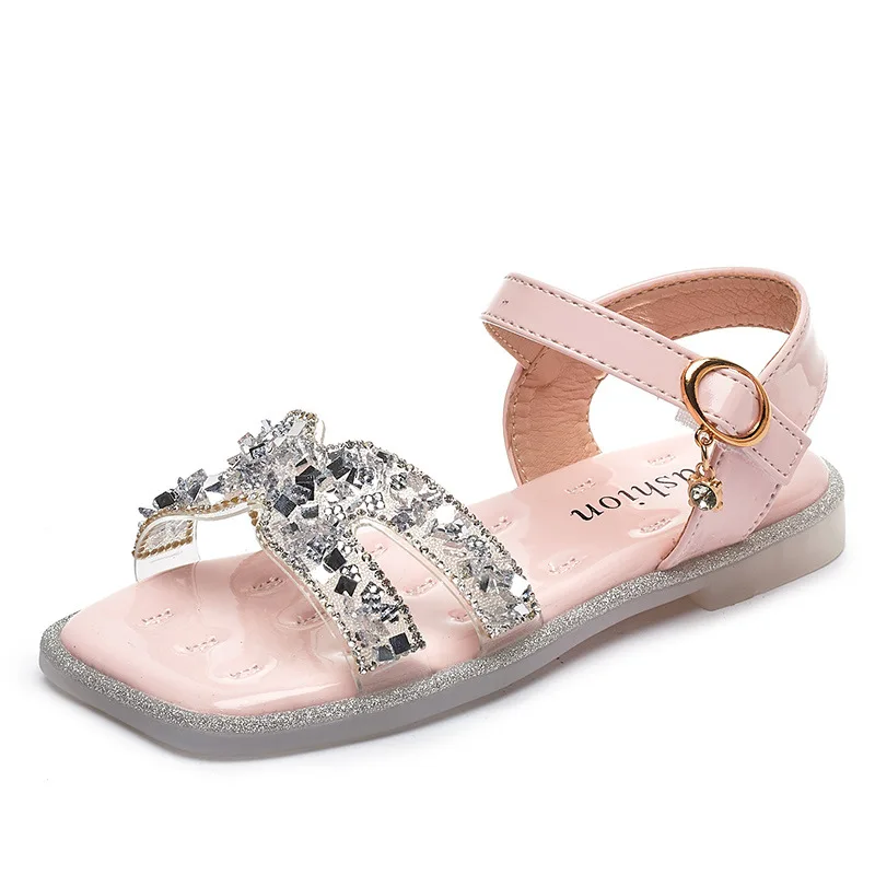 Children's Sandals Girls Summer Korean Edition Soft Soles Fashion Roman Girl Little Princess Crystal Children's Shoes
Children's Sandals Girls Summer Korean Edition Soft Soles Fashion Roman Girl Little Princess Crystal Children's Shoes