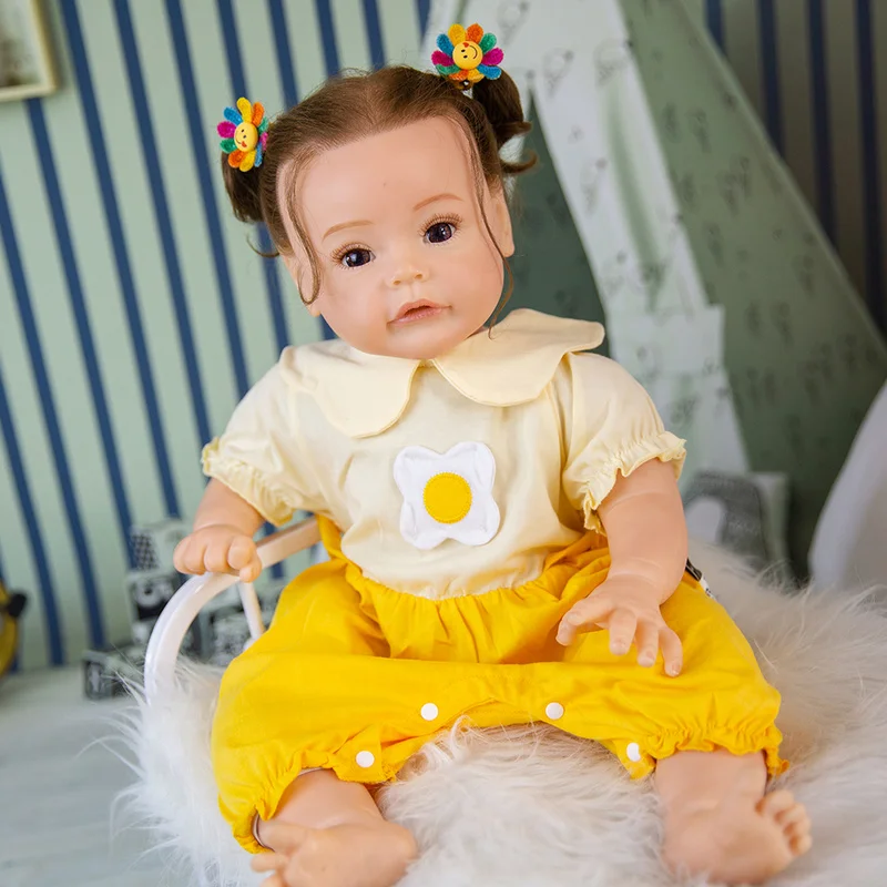 Hoomai 24" Lovely Reborn Girl Baby Doll Princess Lifelike Soft Touch Cuddly Baby Gift
Hoomai 24" Lovely Reborn Girl Baby Doll Princess Lifelike Soft Touch Cuddly Baby Gift