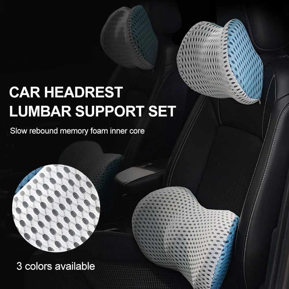 Car Headrest Neck Pillow Support Lumbar Back Pillow Memory Foam Universal Head Back Support Cushion Car Interior Accessories
Car Headrest Neck Pillow Support Lumbar Back Pillow Memory Foam Universal Head Back Support Cushion Car Interior Accessories