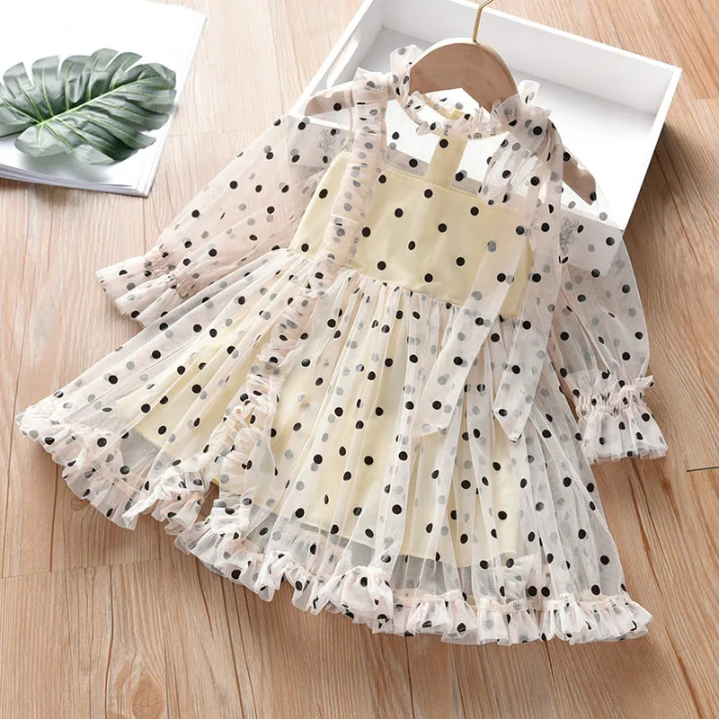Baby Girls Summer Dress Soft Dot Ruffles Clothing Children Long Sleeve Summer Elegant Holiday Wear Fashion Princess Dress 18M-6T
Baby Girls Summer Dress Soft Dot Ruffles Clothing Children Long Sleeve Summer Elegant Holiday Wear Fashion Princess Dress 18M-6T