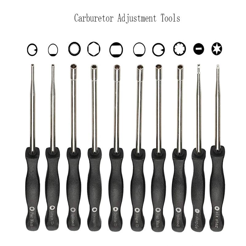 Carburetor carb Adjusting hand Tool Pac Man Double D Hexagon Hex Socket Screwdriver Driver Chainsaw Speed Adjustment Repair Tool
Carburetor carb Adjusting hand Tool Pac Man Double D Hexagon Hex Socket Screwdriver Driver Chainsaw Speed Adjustment Repair Tool