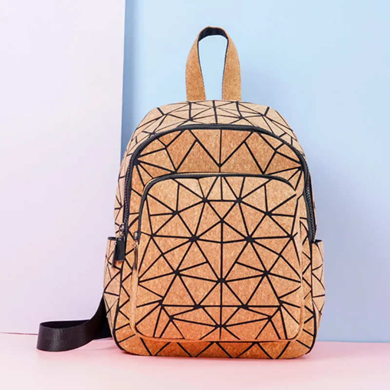 Outdoor Travel Shoulder Bag Geometric Cork Female Youth Casual Folding student Schoolbag Eco-friendly Bark Backpack for Women's
Outdoor Travel Shoulder Bag Geometric Cork Female Youth Casual Folding student Schoolbag Eco-friendly Bark Backpack for Women's