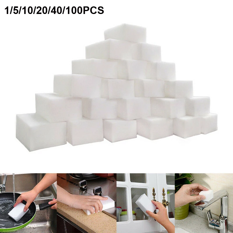 Меланиновые губки 10x6x2 см волшебная кухонная губка для мытья посуды