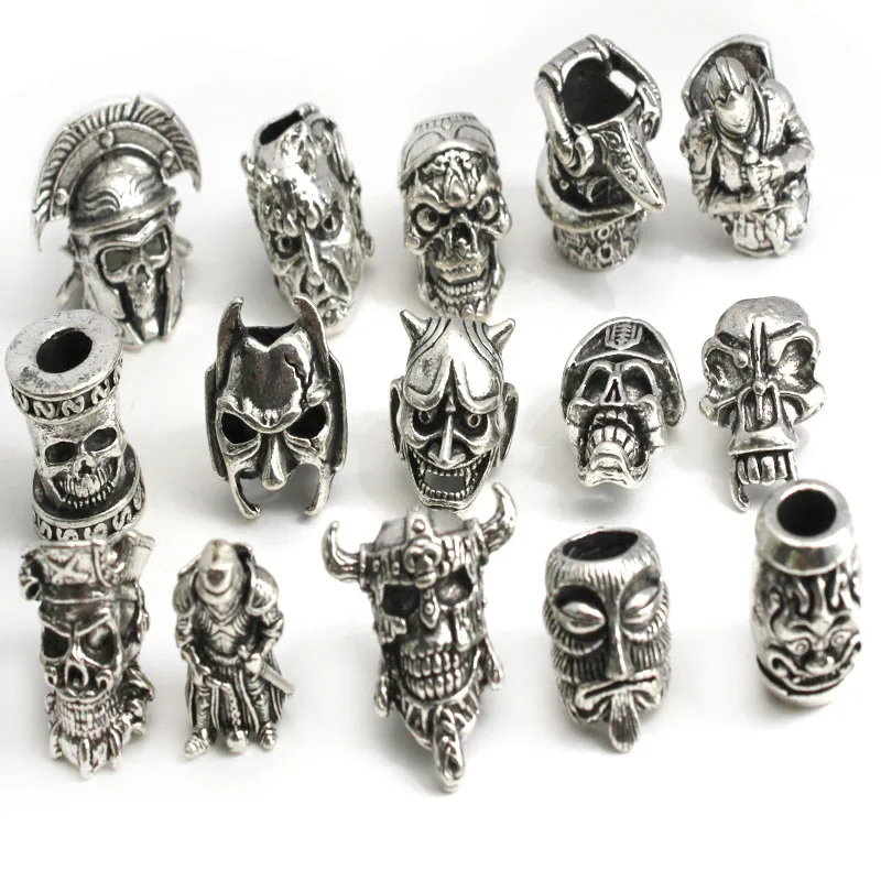 Knife Beads Pendant Outdoor Tools Skull Spartan Warrior Helmet Paracord Rope Beads DIY Jewelry Bracelet Making Accessories
Knife Beads Pendant Outdoor Tools Skull Spartan Warrior Helmet Paracord Rope Beads DIY Jewelry Bracelet Making Accessories