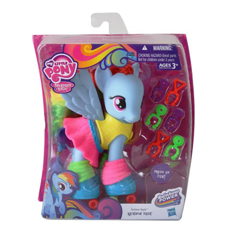 Original Hasbro My Little Pony Friendship Magic Rainbow Dash & Pinkie Pie Collection Anime Figure Model Dolls Ages 3+ Kids Toys
Original Hasbro My Little Pony Friendship Magic Rainbow Dash & Pinkie Pie Collection Anime Figure Model Dolls Ages 3+ Kids Toys