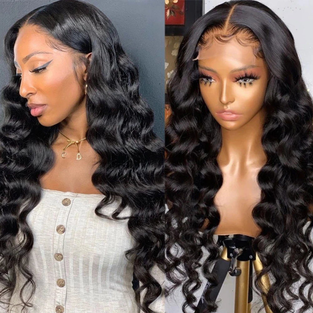 Persephone Loose Deep Wave Lace Frontal Wig 13x1 Human Hair Wigs for Black Women Brazilian Hair Pre Plucked Natural Hairline
Persephone Loose Deep Wave Lace Frontal Wig 13x1 Human Hair Wigs for Black Women Brazilian Hair Pre Plucked Natural Hairline
