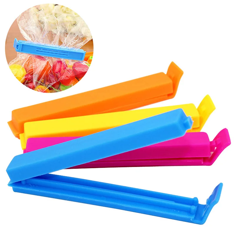 10Pcs Food Snack Seal Sealing Bag Clips Portable Kitchen Storage Gadgets Eco-Friendly Colorful Home Storage Tools Food Packaging
10Pcs Food Snack Seal Sealing Bag Clips Portable Kitchen Storage Gadgets Eco-Friendly Colorful Home Storage Tools Food Packaging
