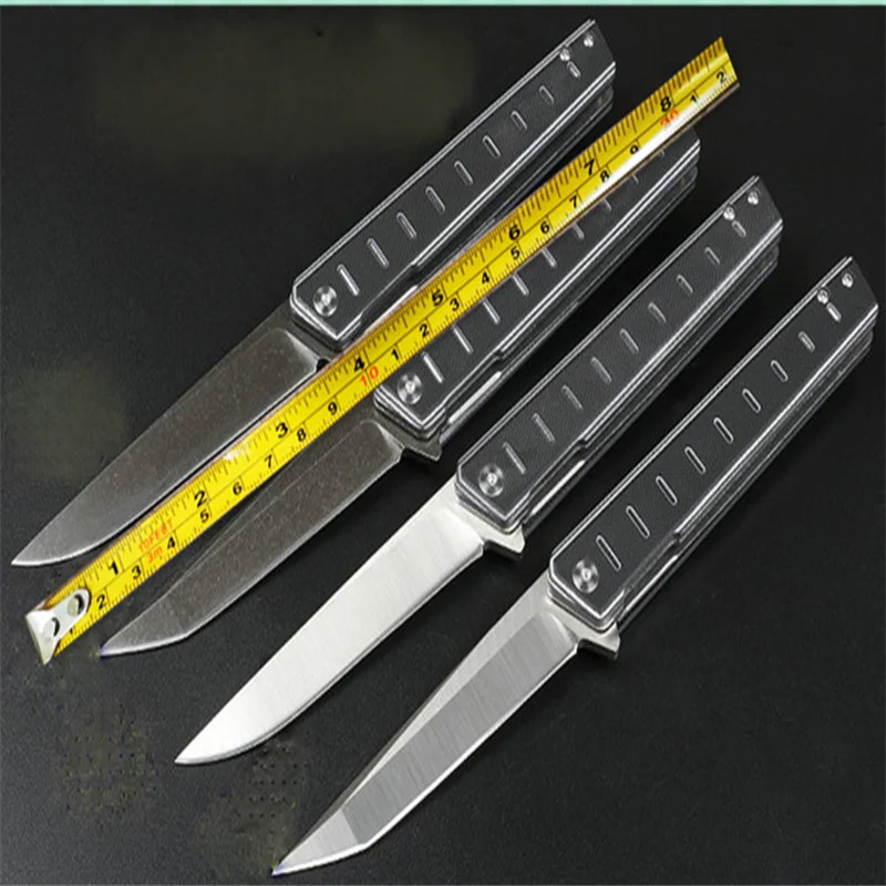 Складной нож Little Black Shark 4 варианта острые лезвия D2 черный G10 высокая твердость