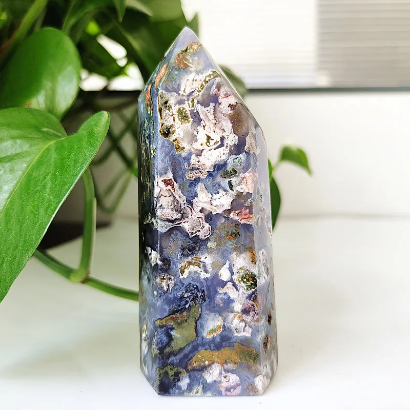 Natural mineral sea jasper crystal tower can put bracelet demagnetization point mineral stones energy Healing crystals
Natural mineral sea jasper crystal tower can put bracelet demagnetization point mineral stones energy Healing crystals