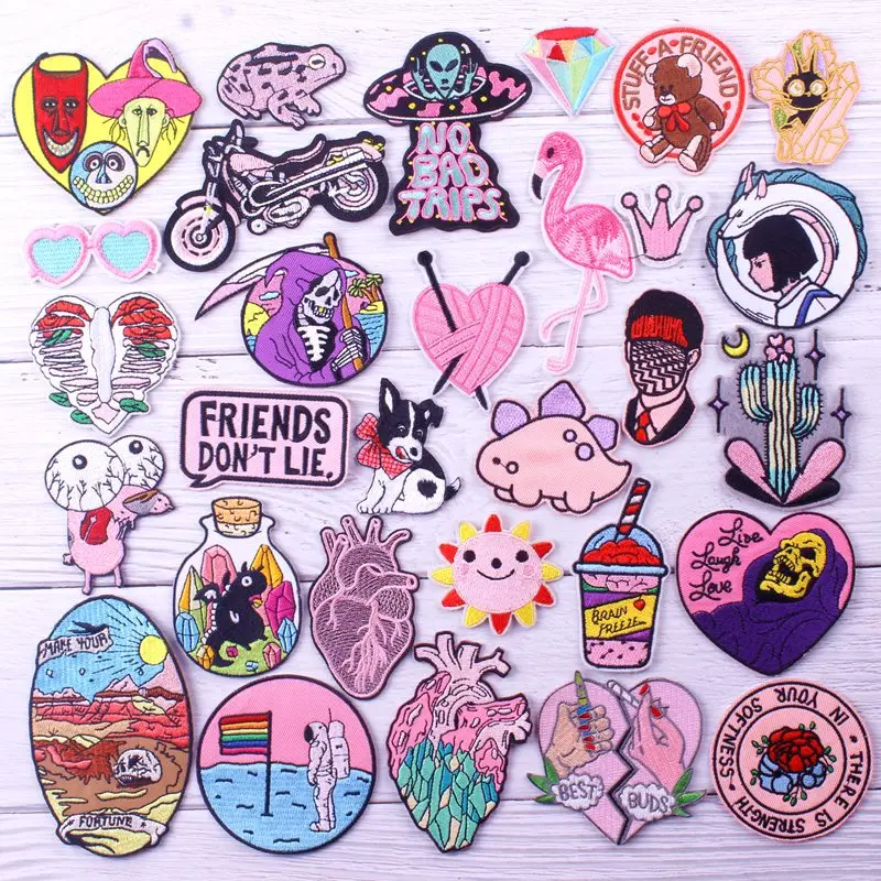 Prajna Embroidered Patches For Clothing Applique Badges DIY Iron on Patches For Clothes Embroidery Animals Patch on Clothes
Prajna Embroidered Patches For Clothing Applique Badges DIY Iron on Patches For Clothes Embroidery Animals Patch on Clothes