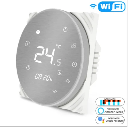 WiFi Smart Thermostat Temperature Controller for Water/Electric floor Heating Water/Gas Boiler Works with Alexa Google Home
WiFi Smart Thermostat Temperature Controller for Water/Electric floor Heating Water/Gas Boiler Works with Alexa Google Home