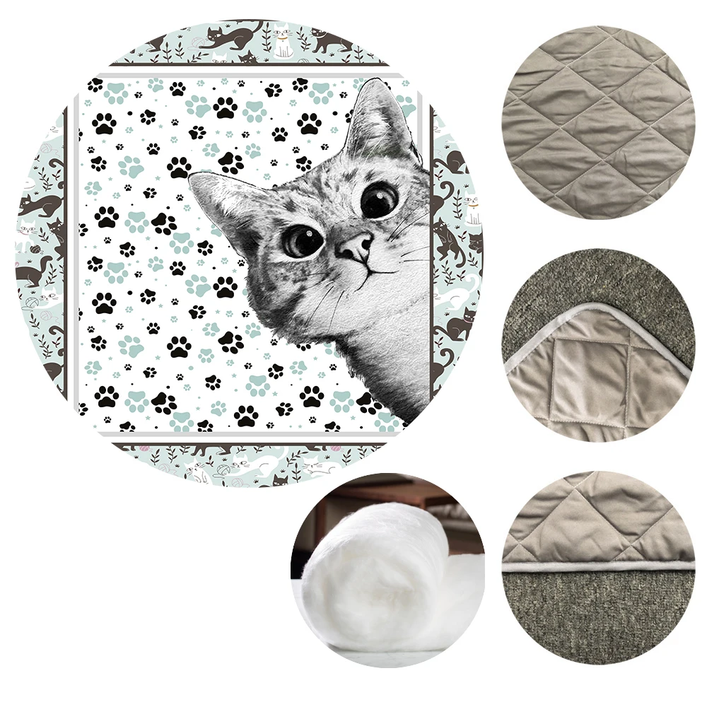 3D Printing White Cute Cat Quilt Blanket for Kids Adult Bedding Throw Soft Warm Blanket With Cotton All Seasons Quilt
3D Printing White Cute Cat Quilt Blanket for Kids Adult Bedding Throw Soft Warm Blanket With Cotton All Seasons Quilt