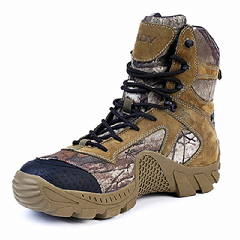 Мужские уличные высокие толстые походные ботинки брызгозащищенные эва однотонные камуфляжные тактические ботинки для трекинга Нескользя... 
Мужские уличные высокие толстые походные ботинки брызгозащищенные эва однотонные камуфляжные тактические ботинки для трекинга Нескользя...