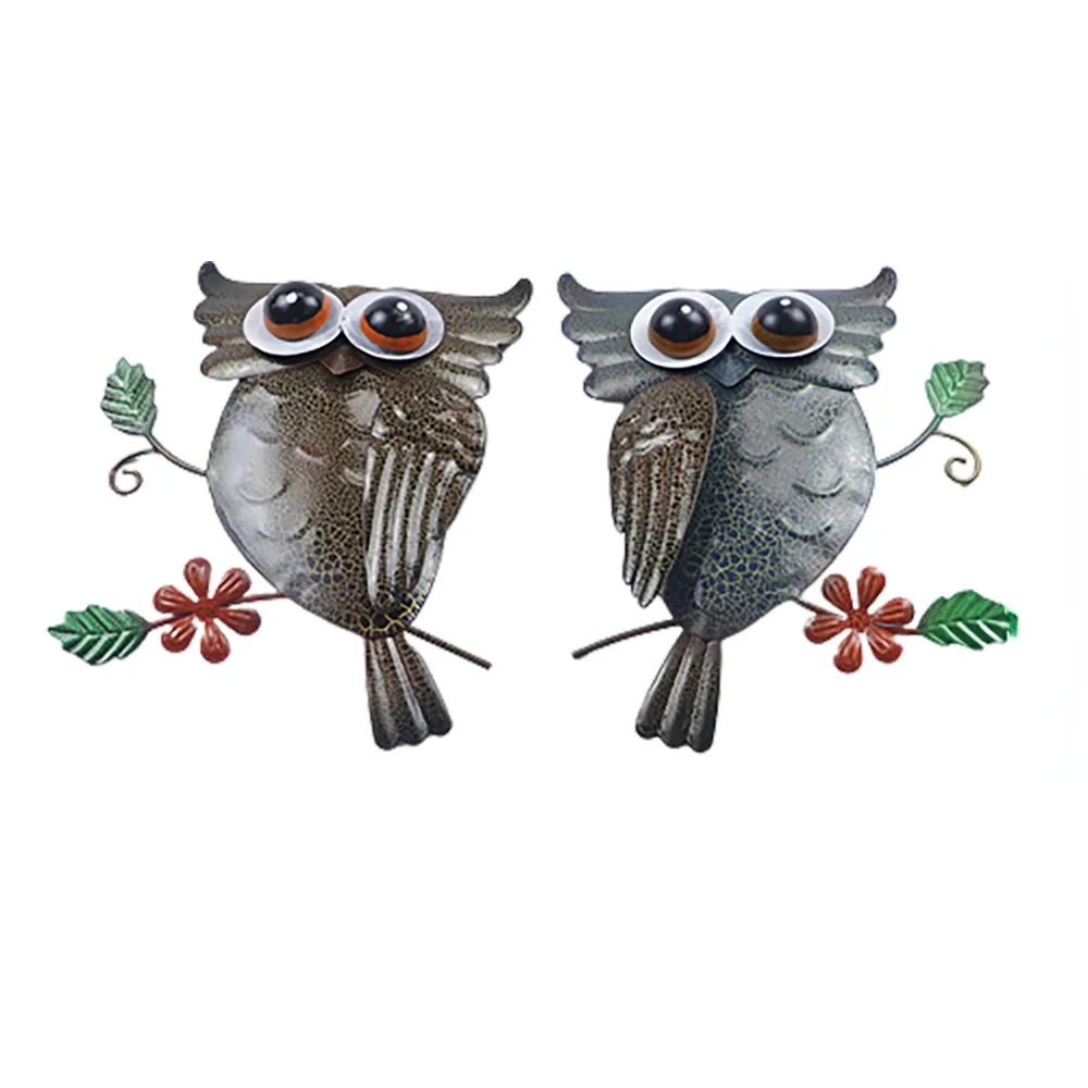 Modern Design Owl Wrought Iron Ornaments Vivid and Beautiful Combination Decoration Ornaments Crafts Decorations for Home
Modern Design Owl Wrought Iron Ornaments Vivid and Beautiful Combination Decoration Ornaments Crafts Decorations for Home