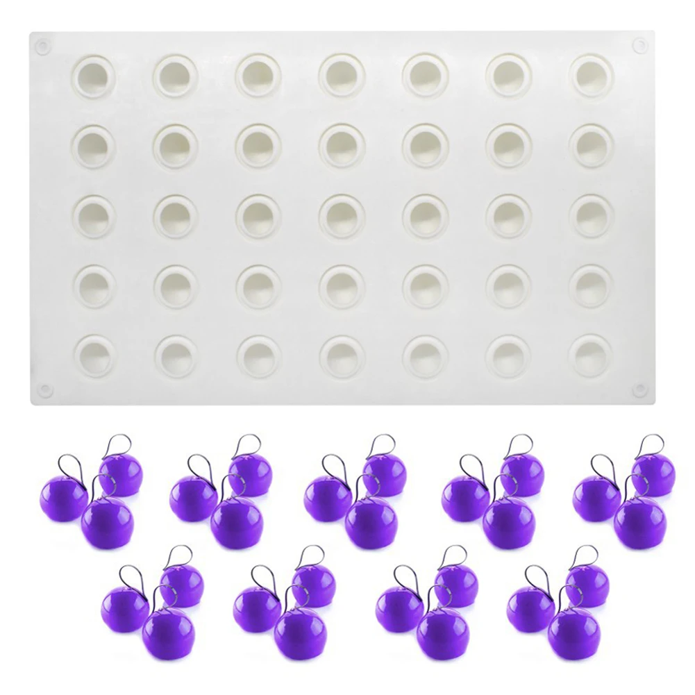35 pcs Silicone Soap Molds Bakeware Cake Decorating Tools Pudding Jelly Chocolate Fondant Mould Ball Shape Biscuit Tool Sphere
35 pcs Silicone Soap Molds Bakeware Cake Decorating Tools Pudding Jelly Chocolate Fondant Mould Ball Shape Biscuit Tool Sphere